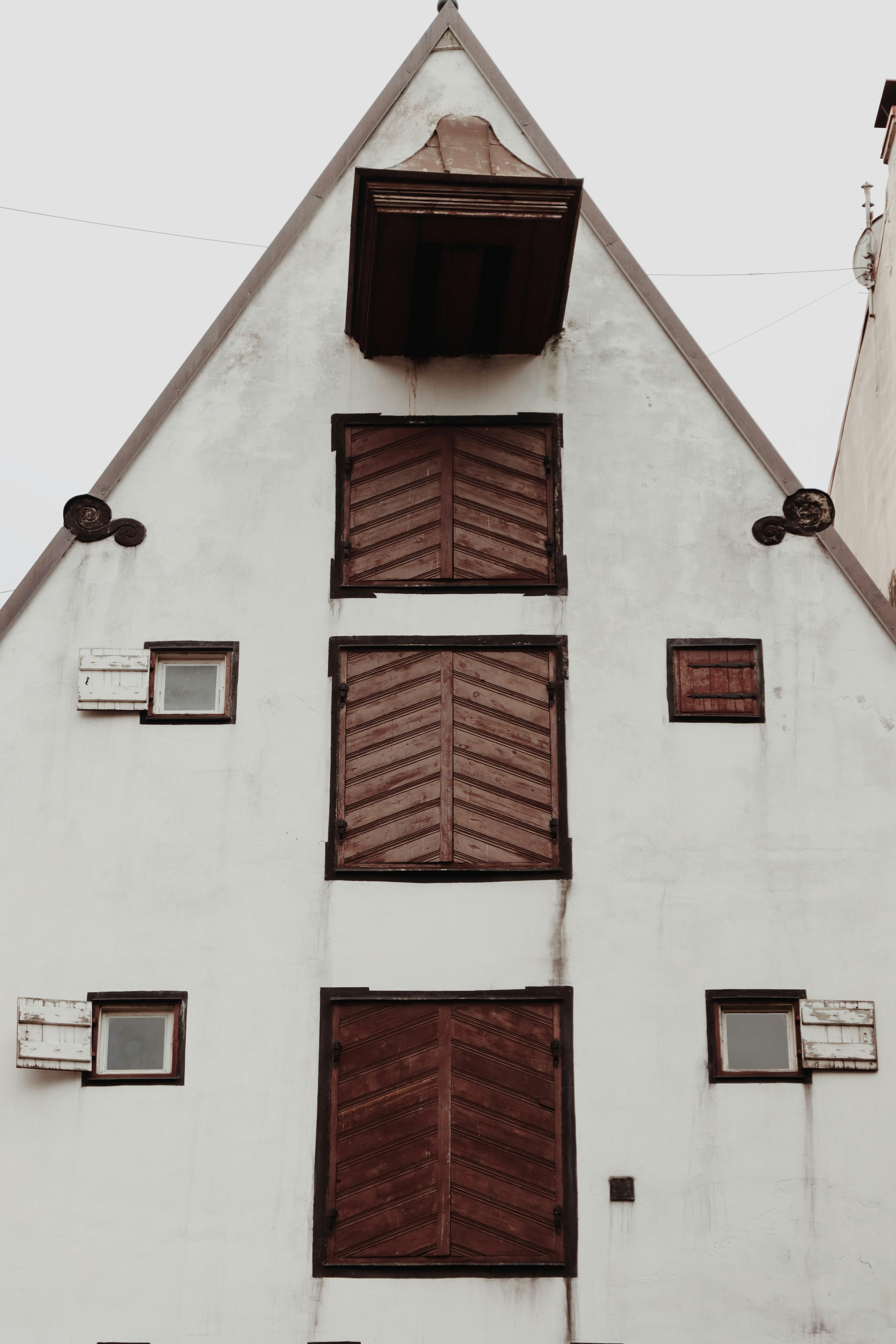 historic gabled building in riga latvia