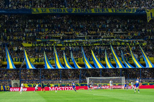 A fan at a stadium representing the financial burden of managing fan expenses during international travel.