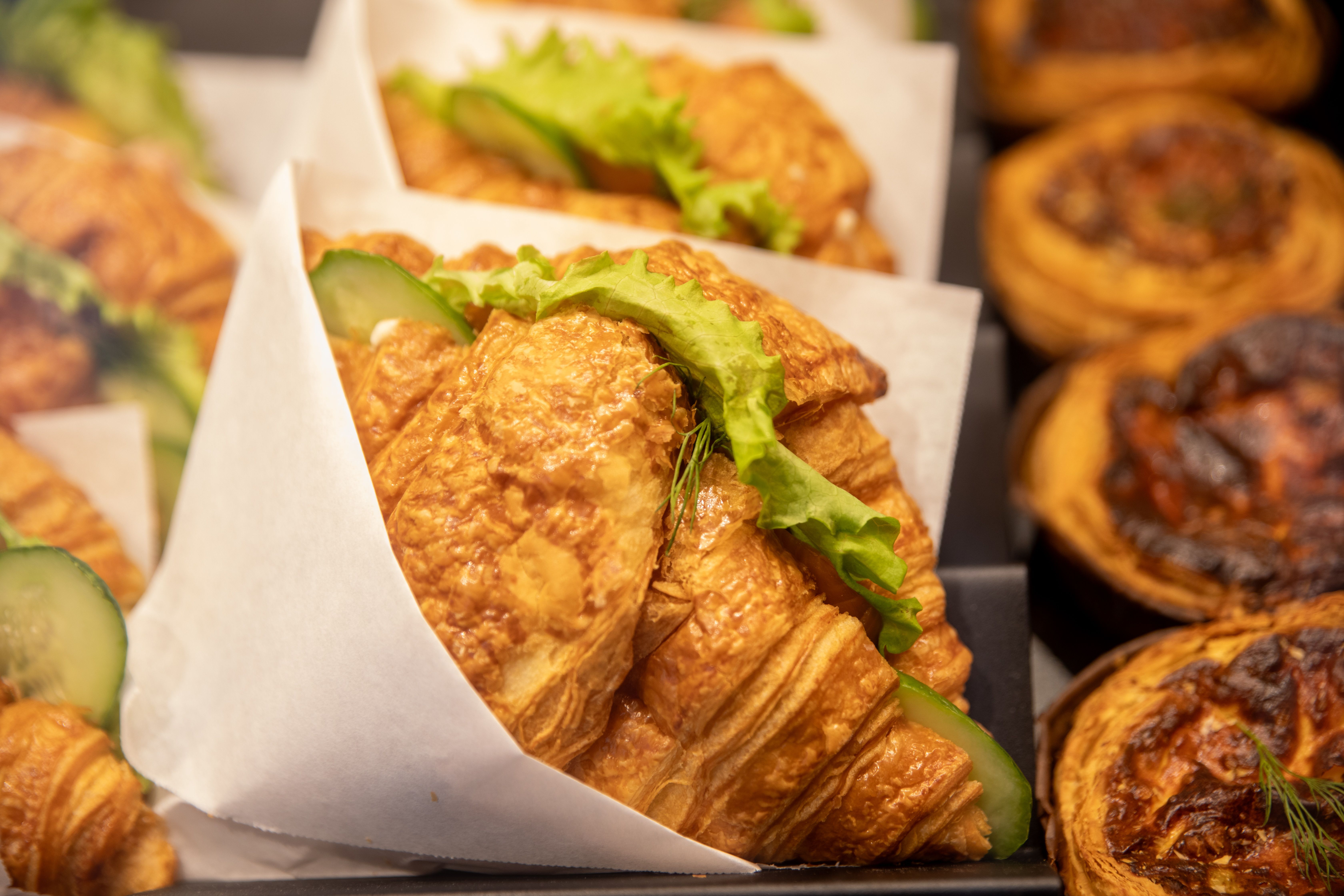 Honey Croissant with a Herb Swirl