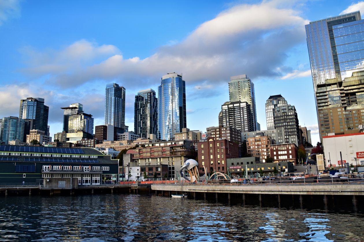 Seattle waterfront office towers