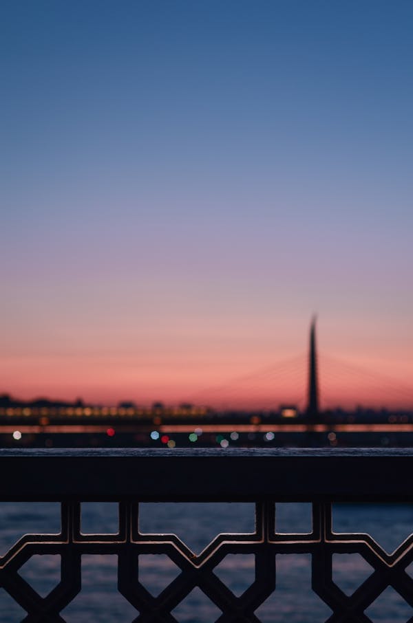 Close-up Photo of Metal Railing