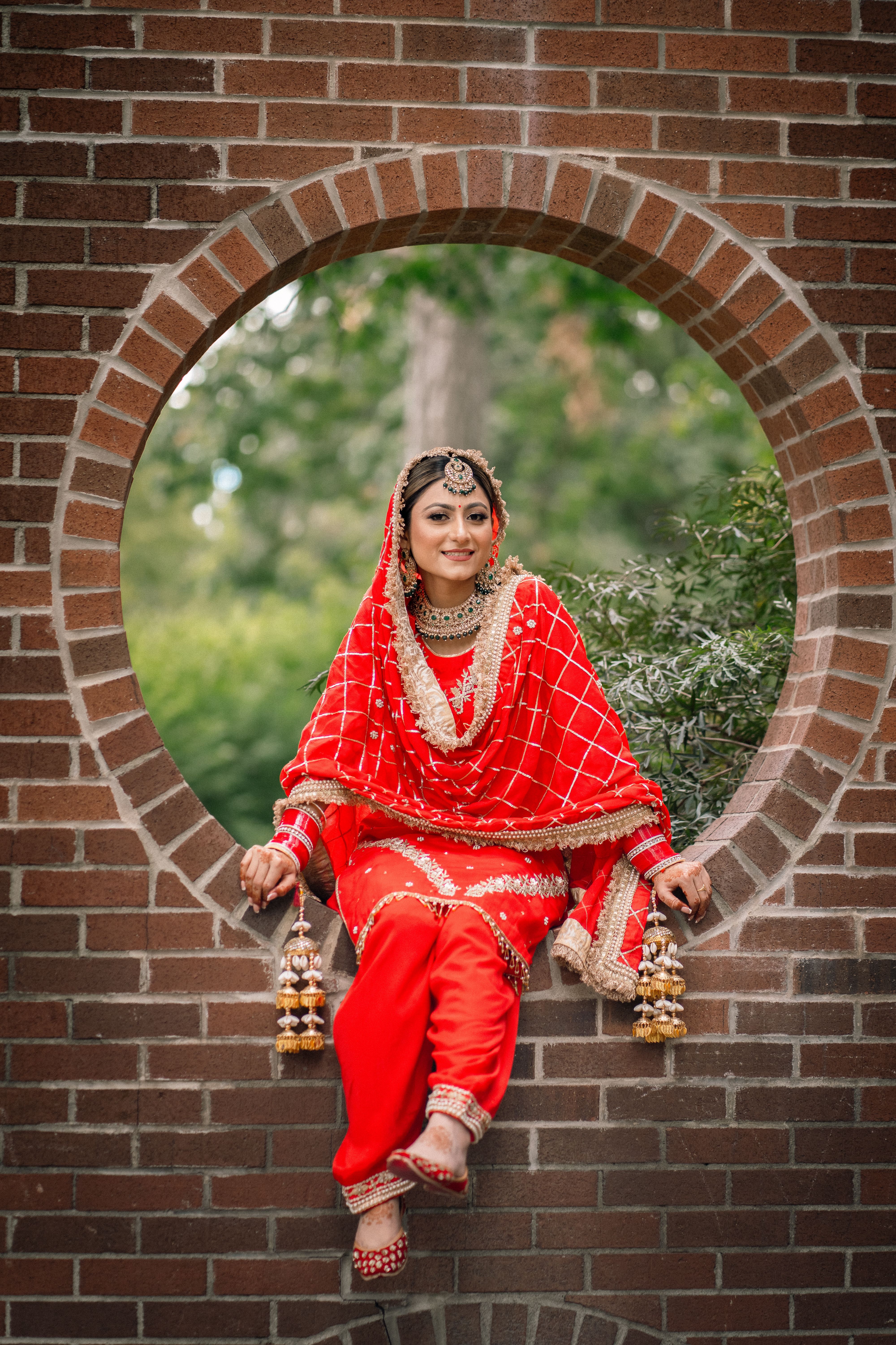 Indian bridal look by Naarie