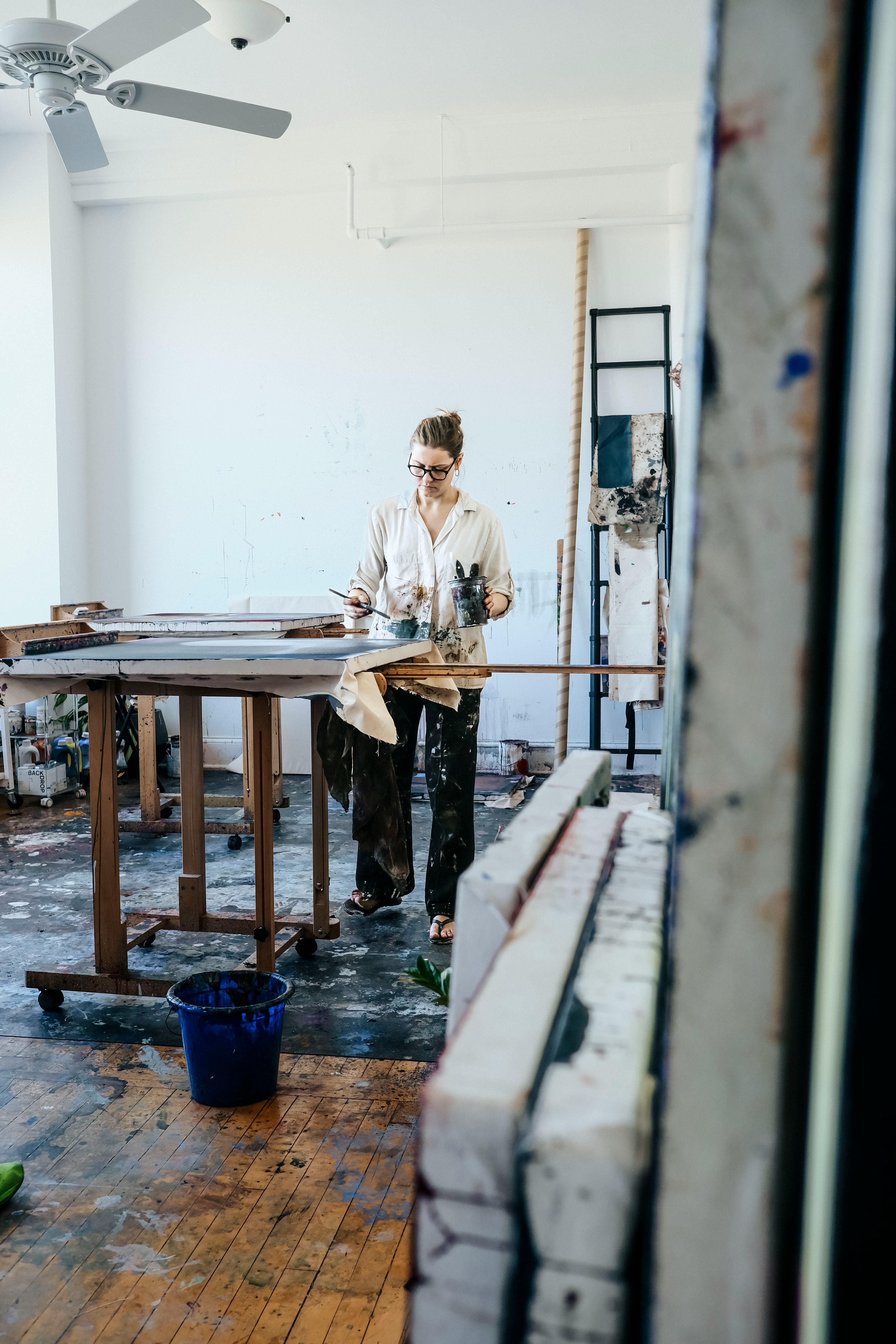 Artist in studio - Photo by Sydney Sang on Pexels