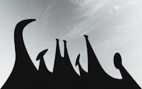 Abstract Silhouette Architecture in Berlin