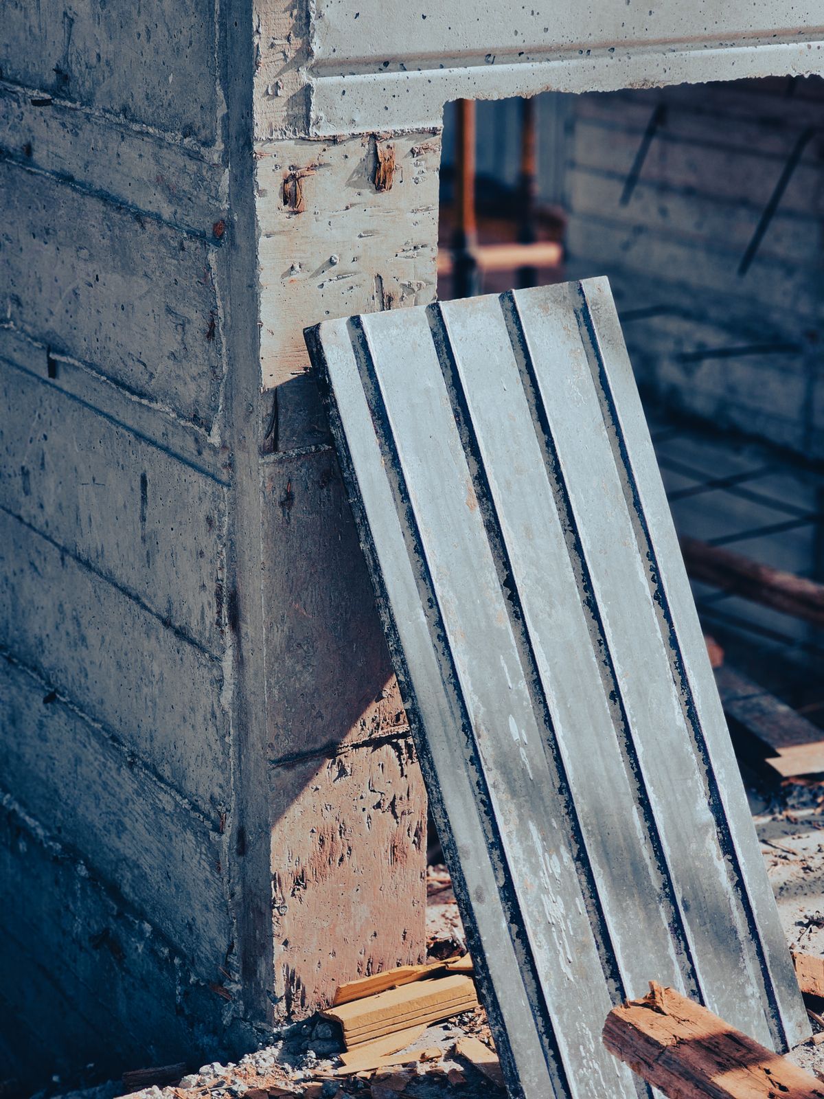 Matériaux et structure d'un chantier d'extension
