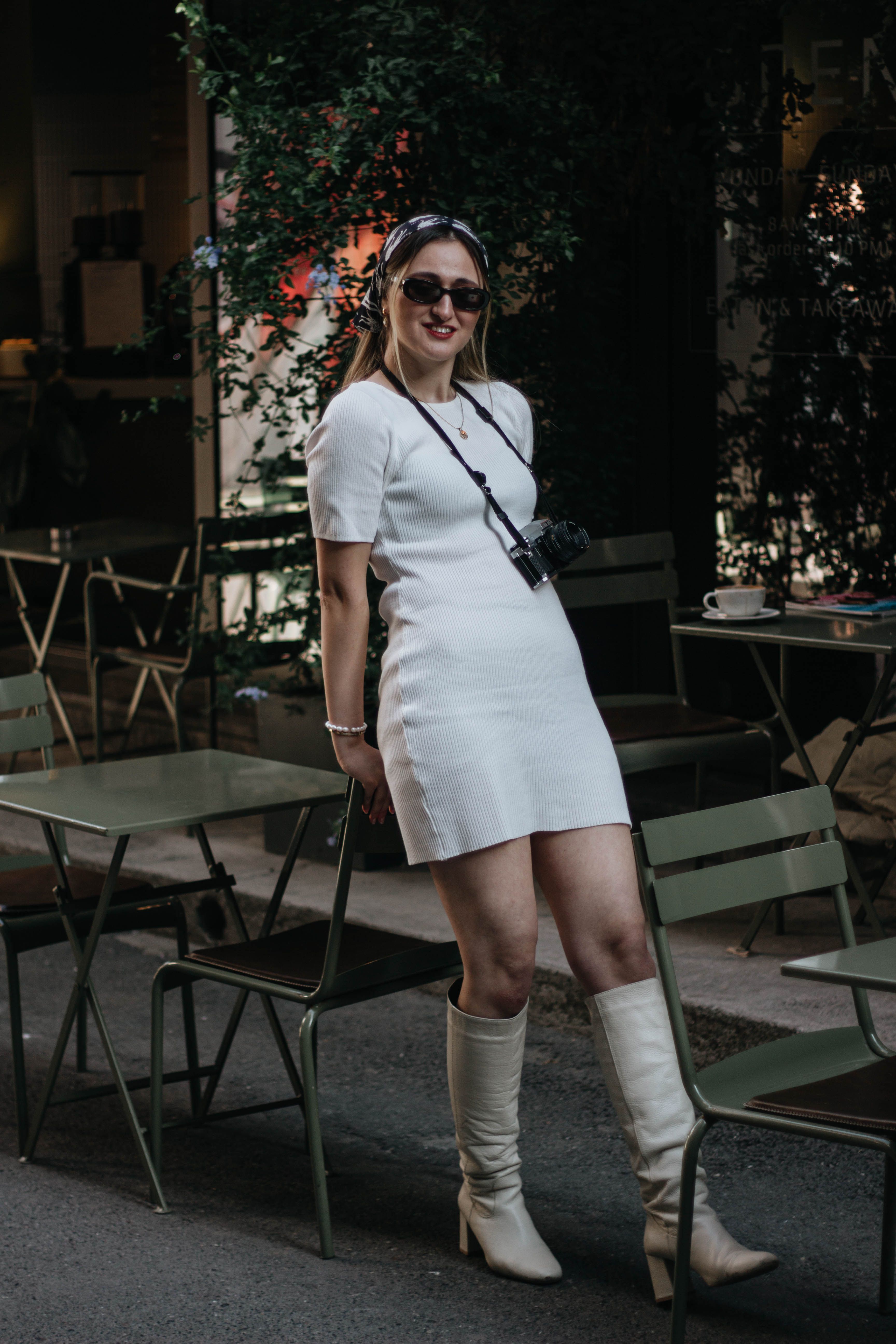 Vestido Midi Canelado