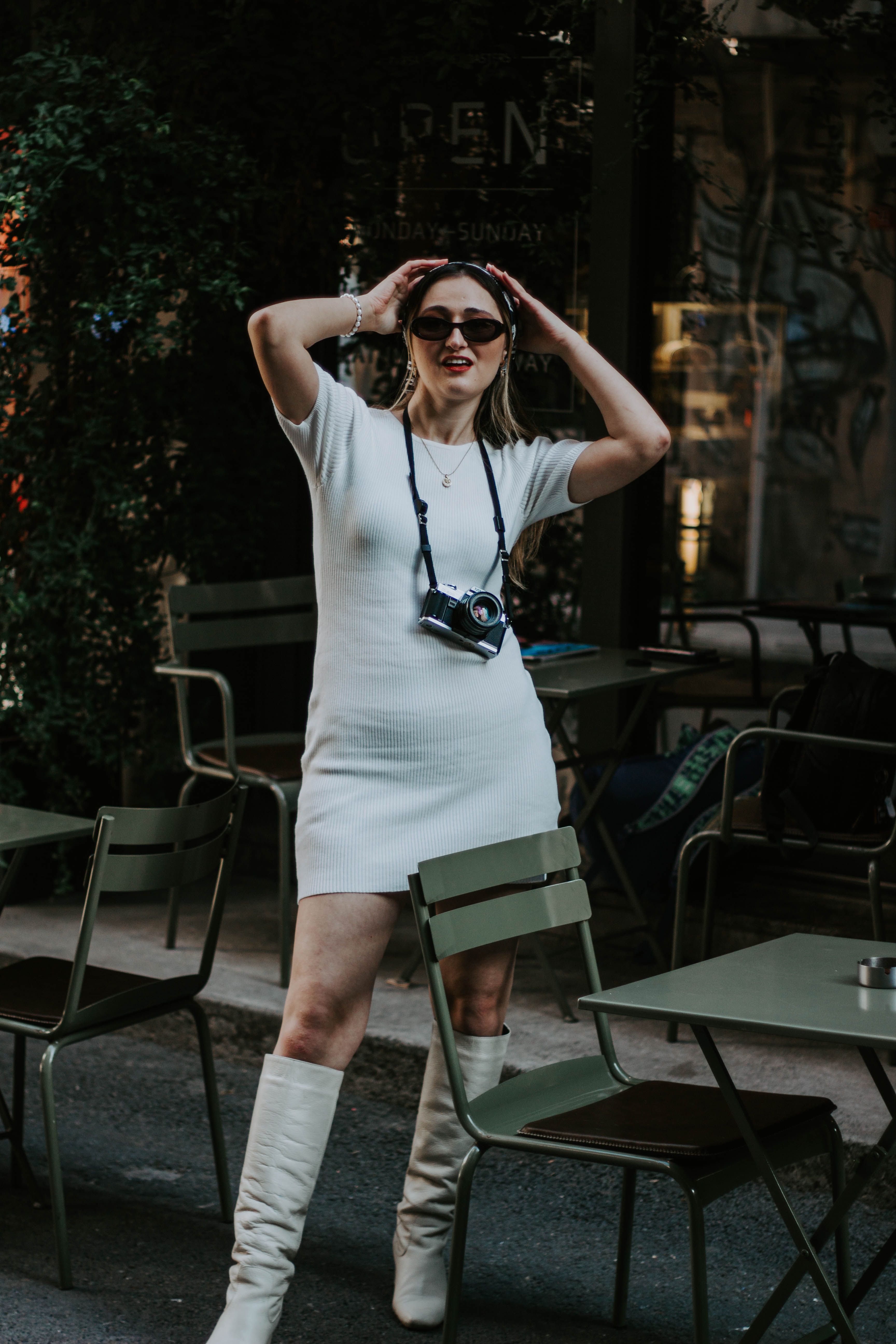 Vestido Midi Canelado
