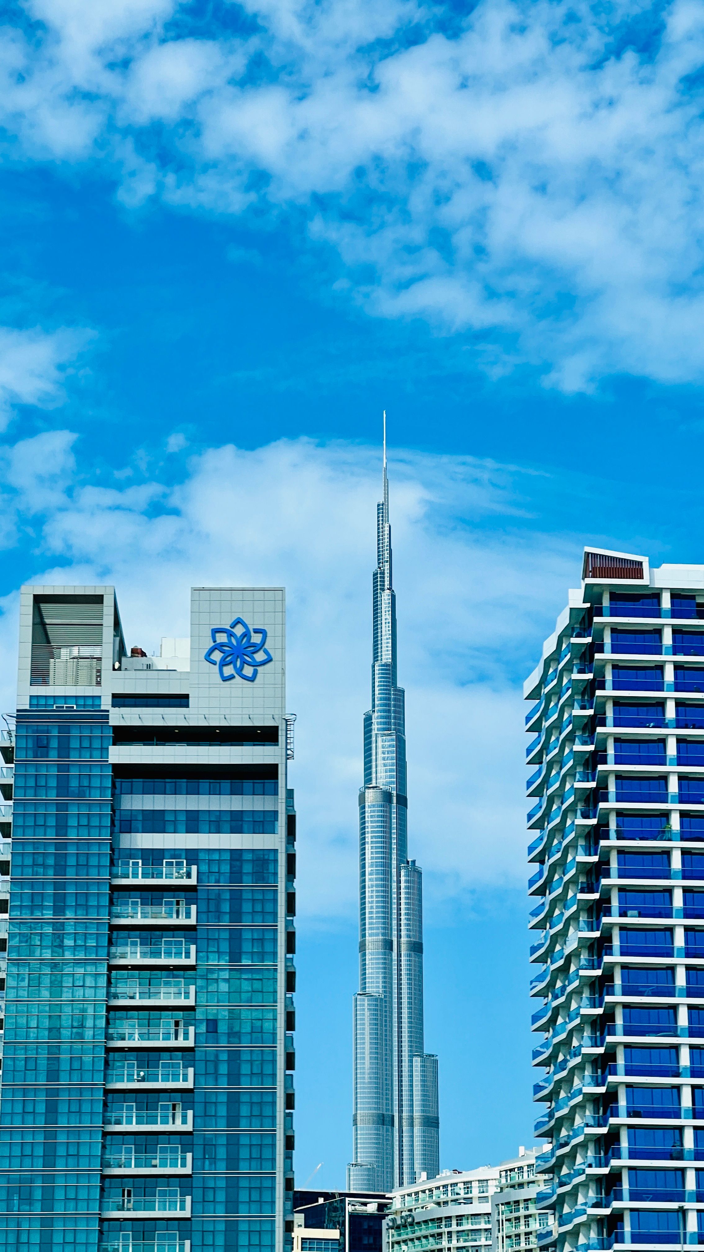 Impressive View of Burj Khalifa Amidst Dubai Skyscrapers · Free Stock Photo