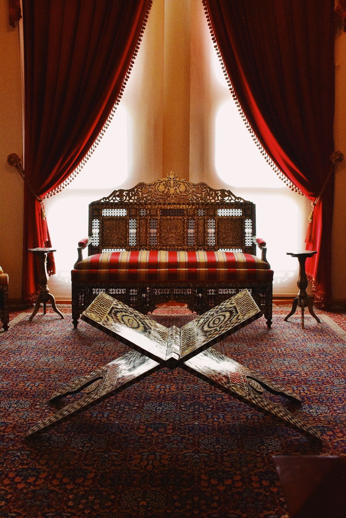 Majlis inspired formal seating room