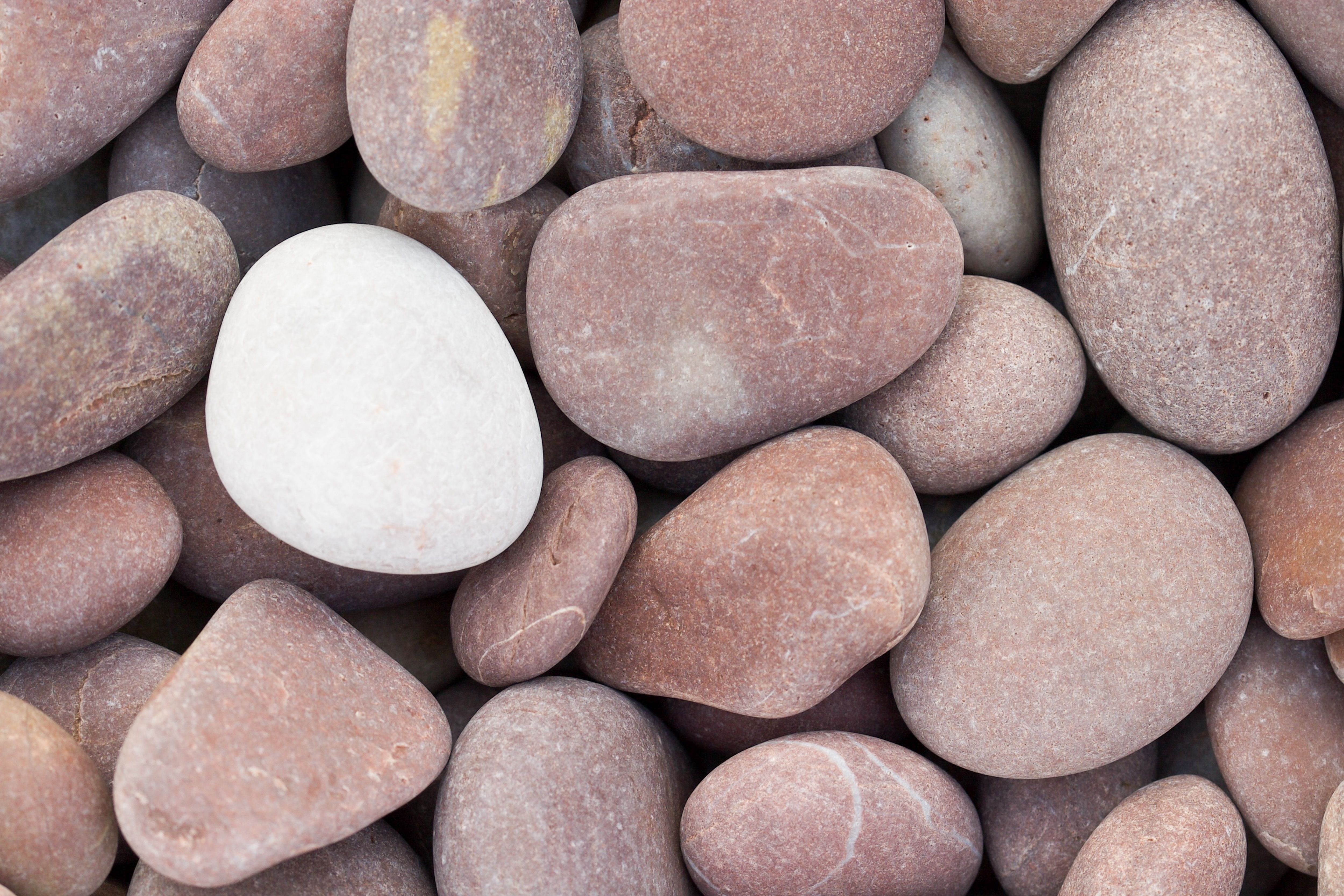High-resolution image of smooth colorful pebbles showcasing natural textures