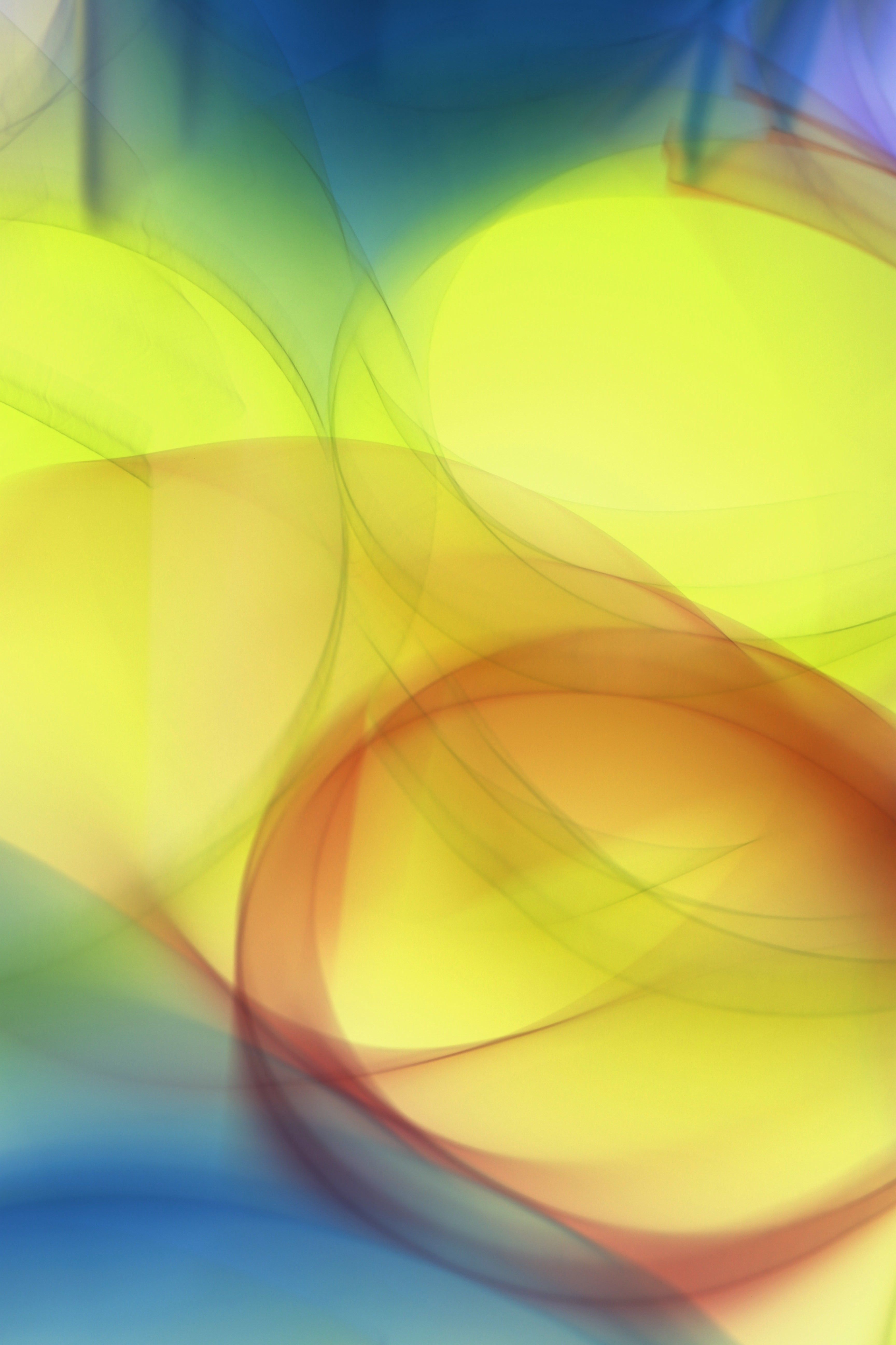 Abstract art featuring vibrant swirls of color created by light painting. Energetic and dynamic composition.