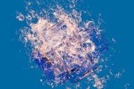 Dynamic Abstract Art with Fiery Composition