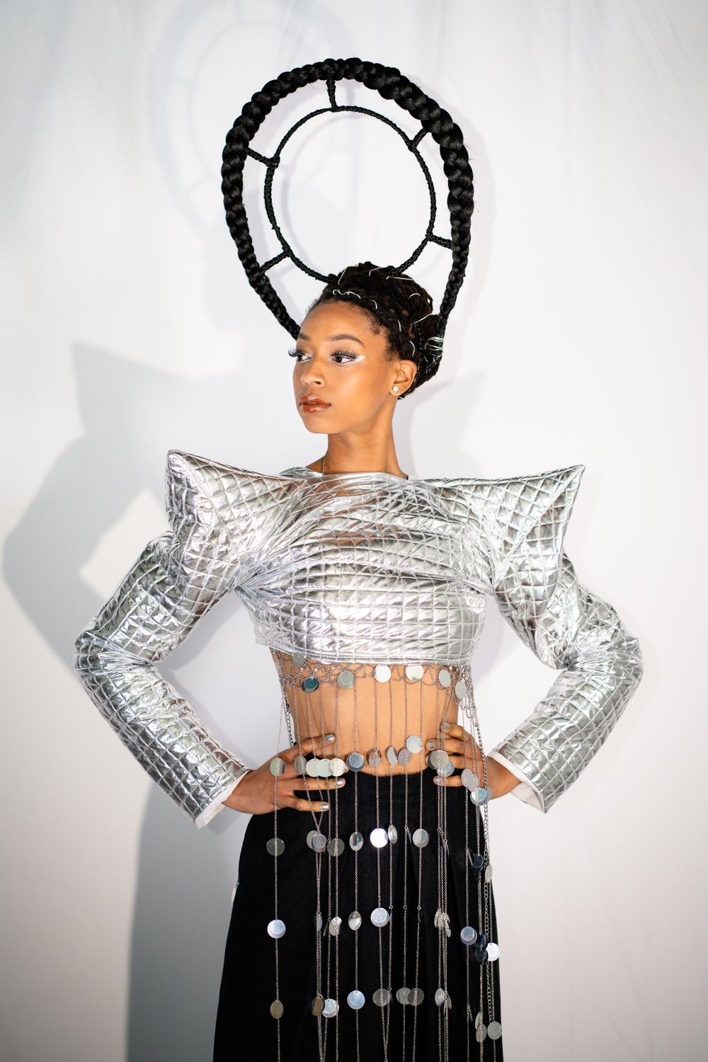 Avangard Model Futuristic Fashion Model in Avant-garde Attire · Free Stock Photo
