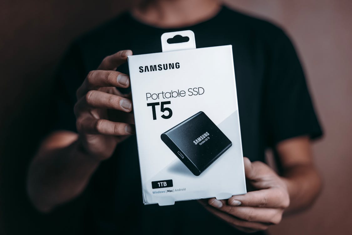 Free Samsung Portable SSD T5 Stock Photo