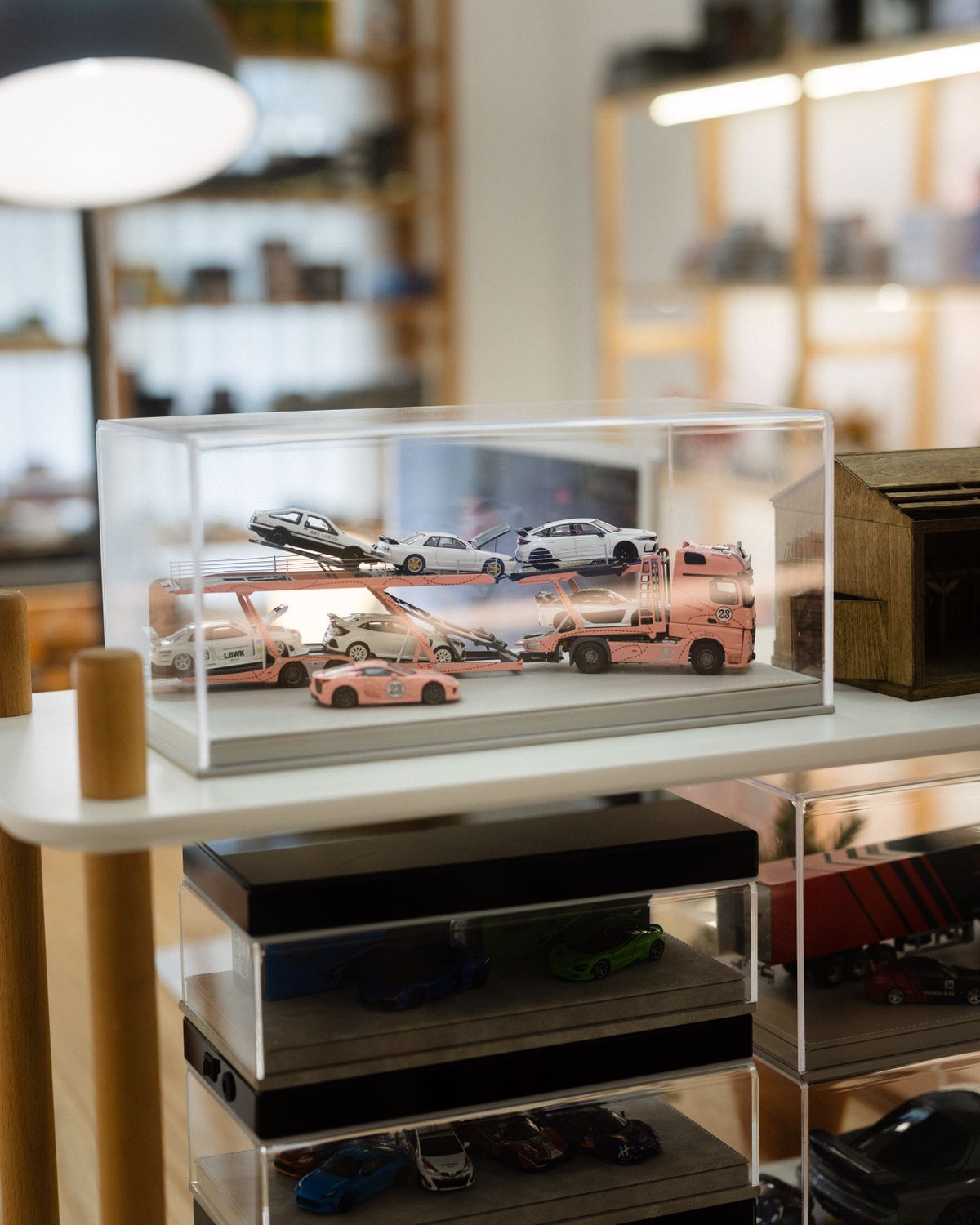 Model Car Store Diecast Model Cars in Glass Display at Cambodian Store · Free Stock Photo