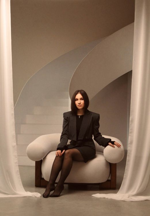 Elegant Woman in Modern Interior Design Setting · Free Stock Photo