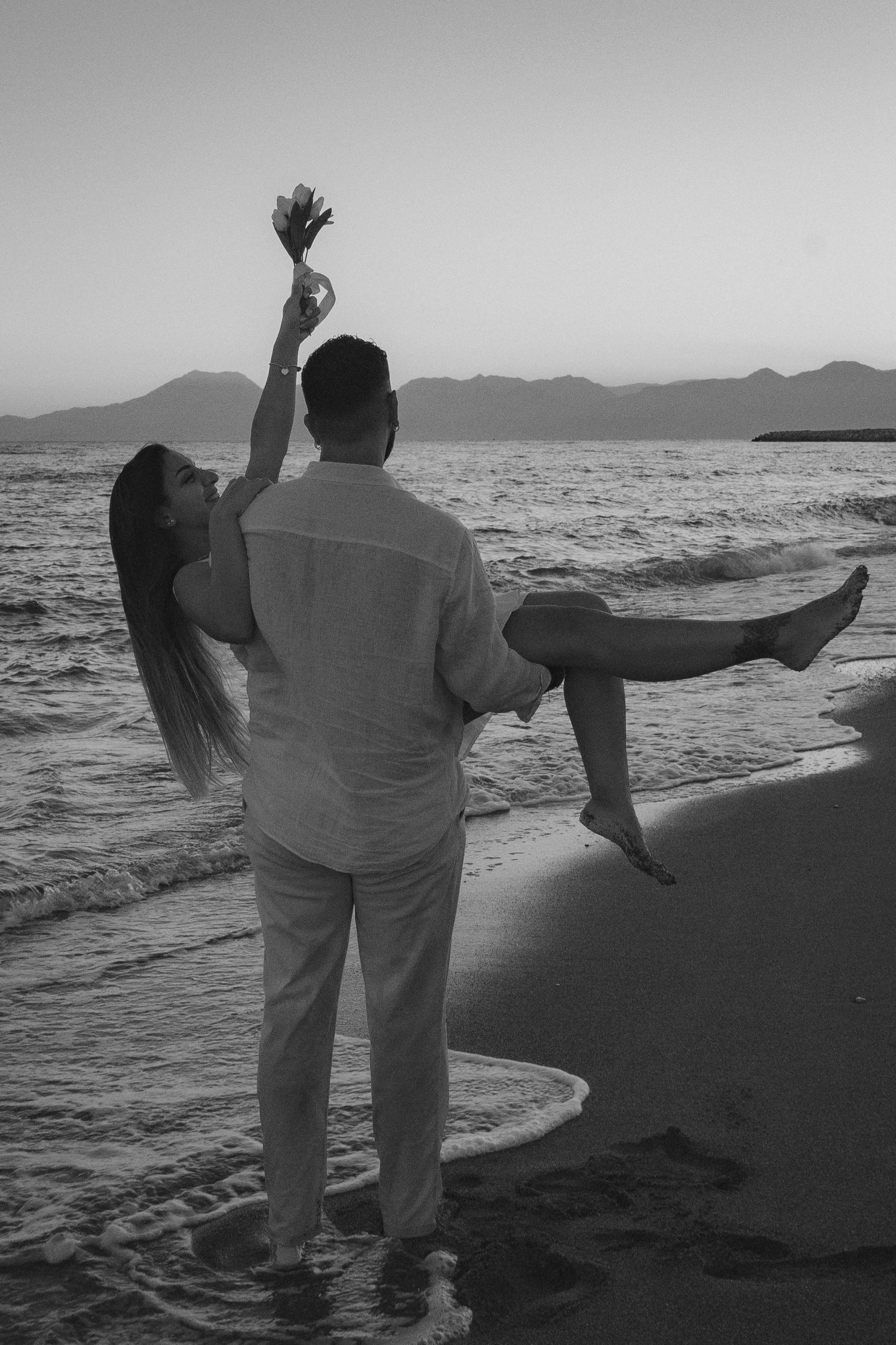 Sesión Romántica De Pareja En La