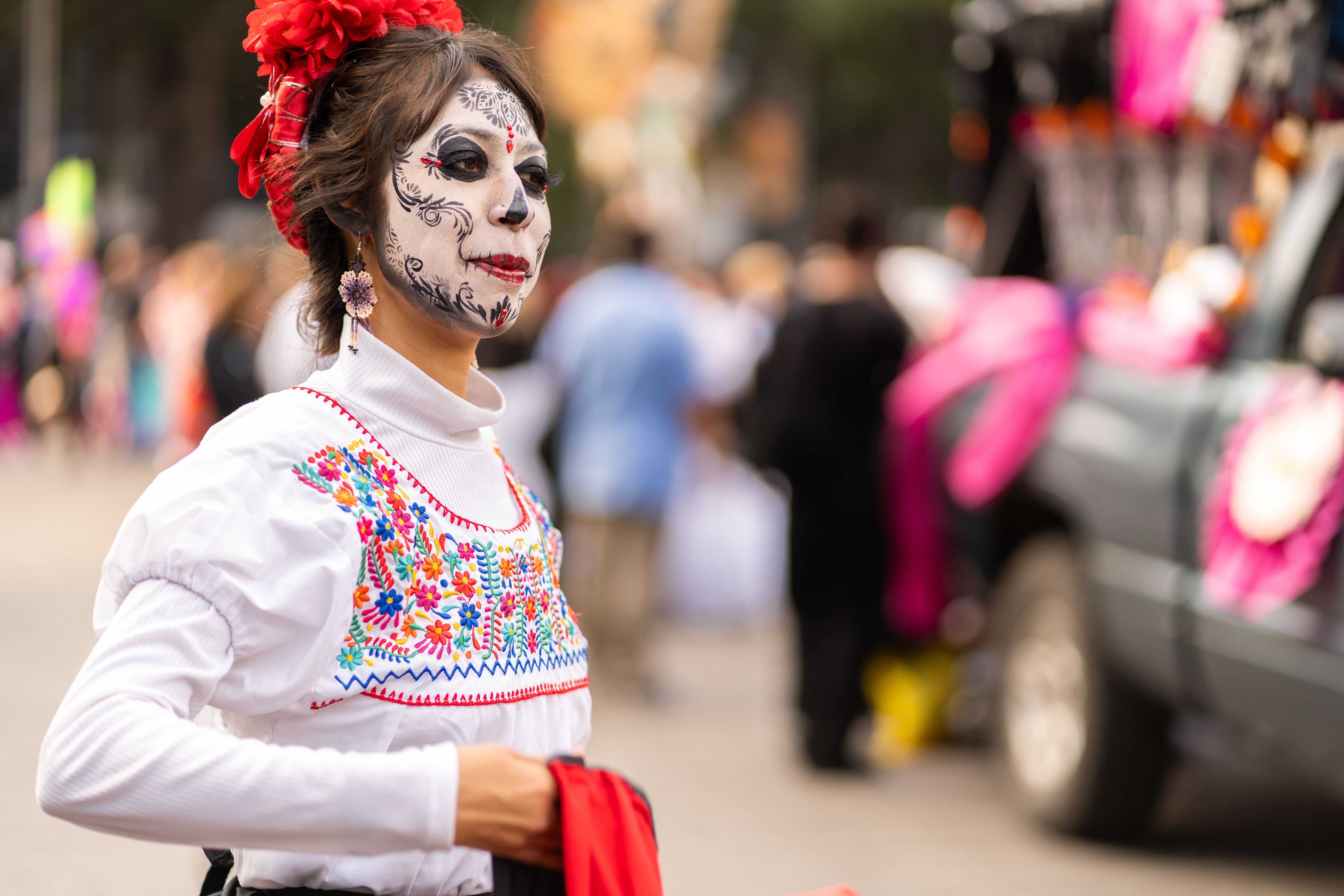Vibrant Day of the Dead Celebration in Mexico City · Free Stock Photo