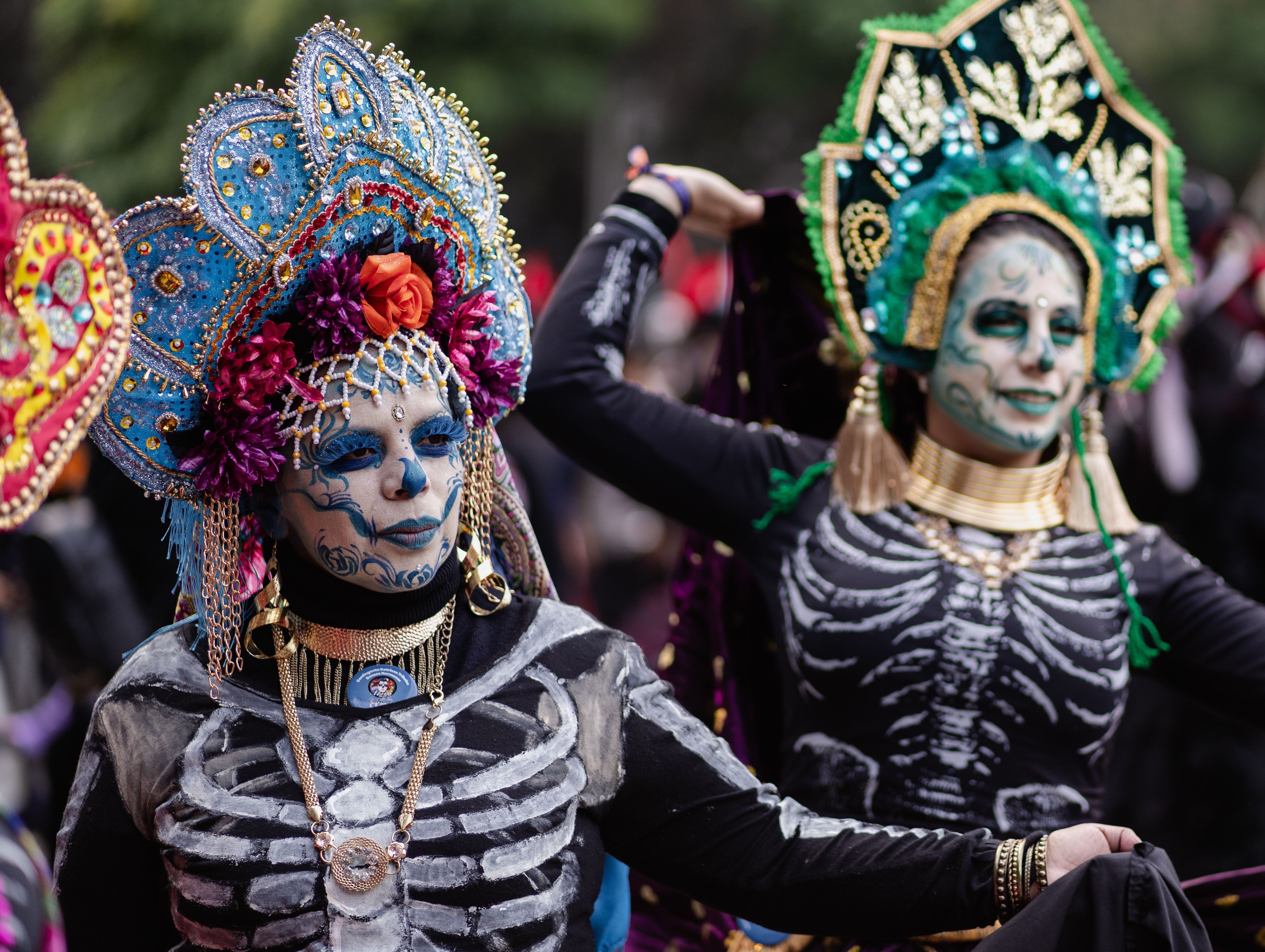Vibrant Day of the Dead Celebrations in Mexico City · Free Stock Photo