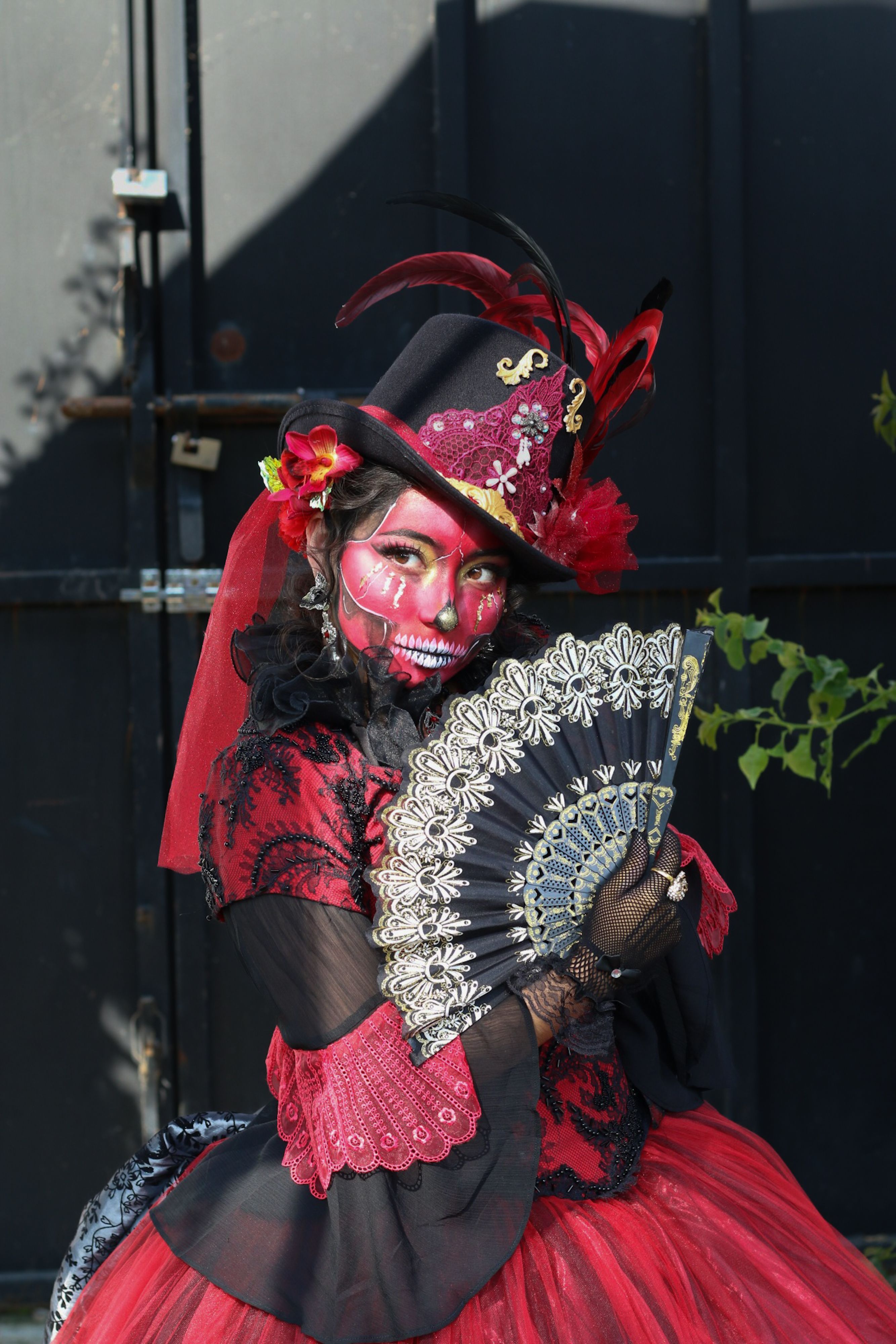 Colorful Costume Cosplay with Intricate Makeup · Free Stock Photo