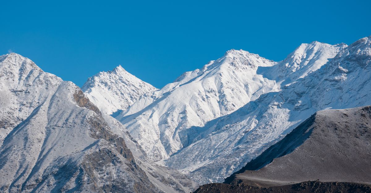 Gilgit Winter Snow-Capped Mountains in Gilgit-Baltistan · Free Stock Photo