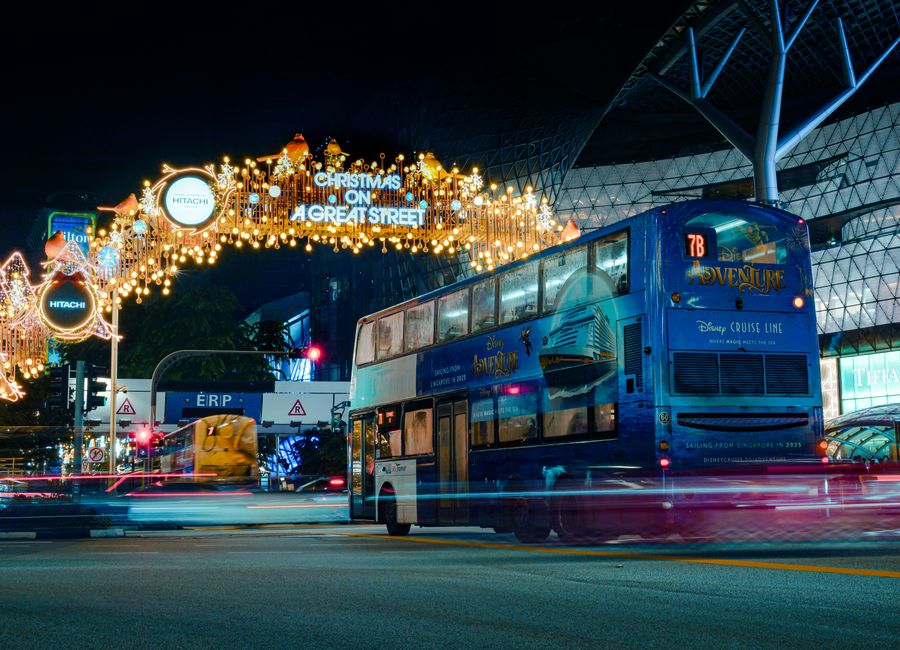 Orchard Road, Singapore — a travel moment · stay connected with a Orchard Road eSIM from My Holiday SIM