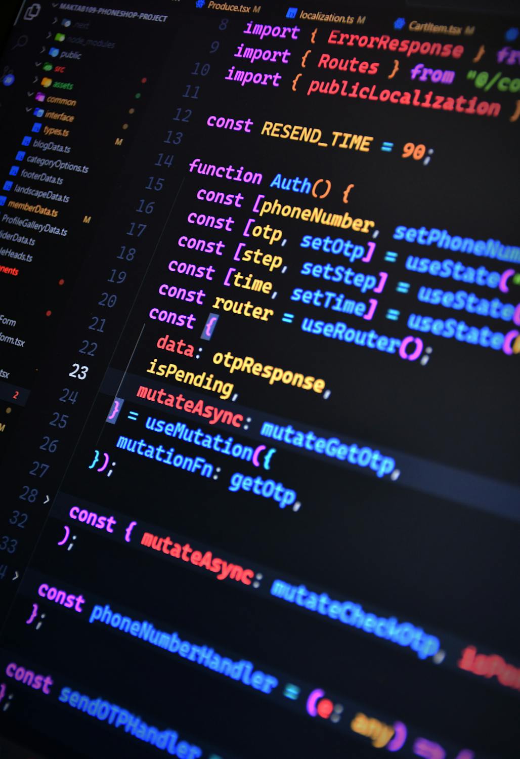 Close-up of Colorful JavaScript Code on Screen · Free Stock Photo
