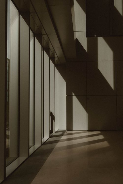 Modern Interior with Dramatic Shadows · Free Stock Photo