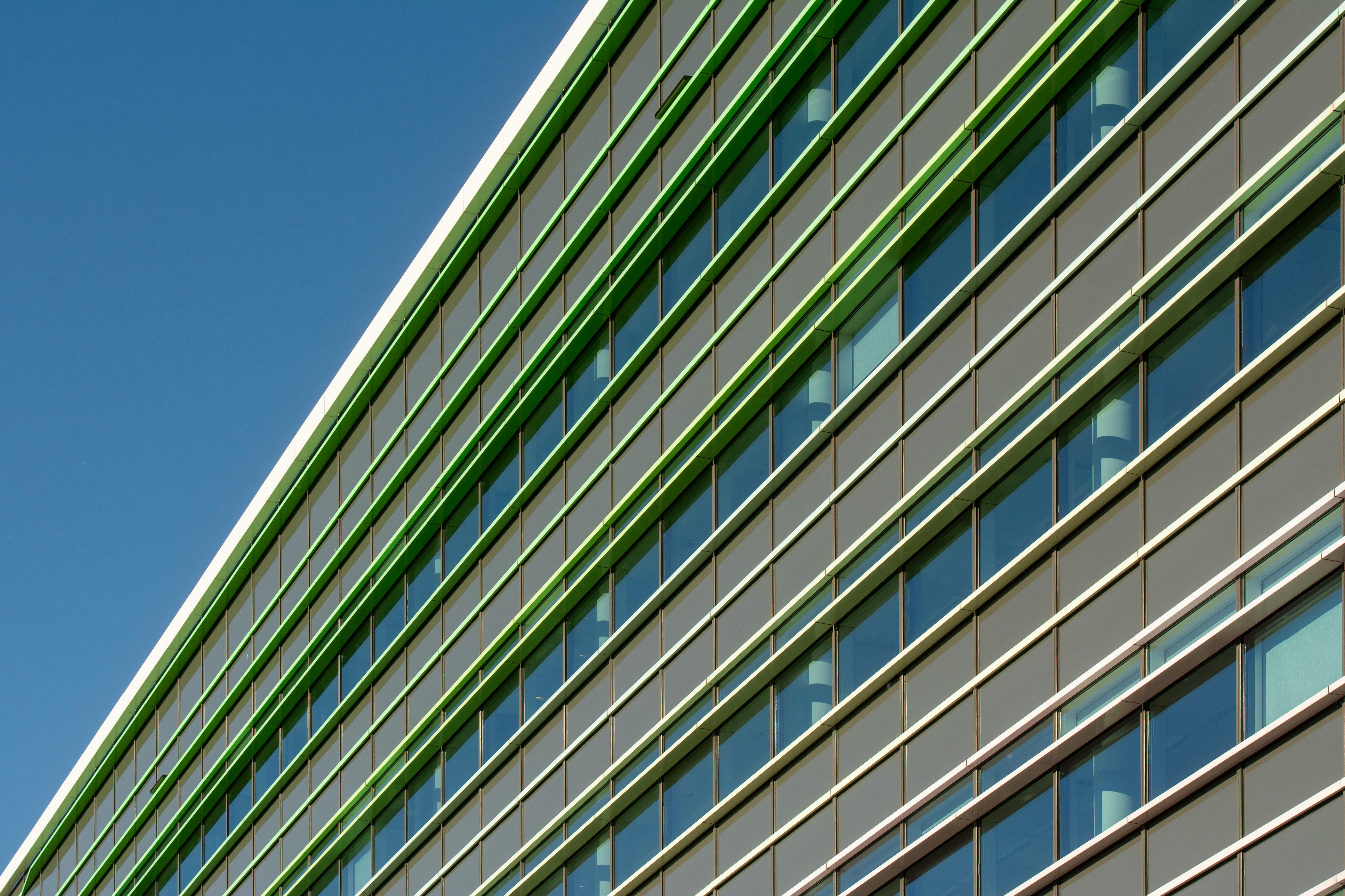 modern facade architecture in leiden