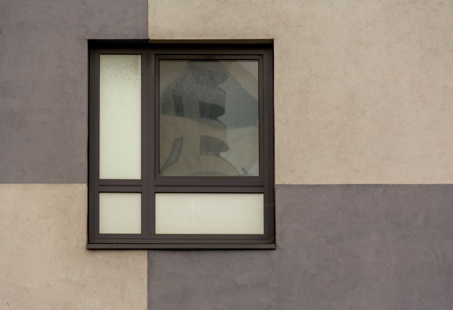 uPVC Spraying in Raynes Park — careful masking before painting begins