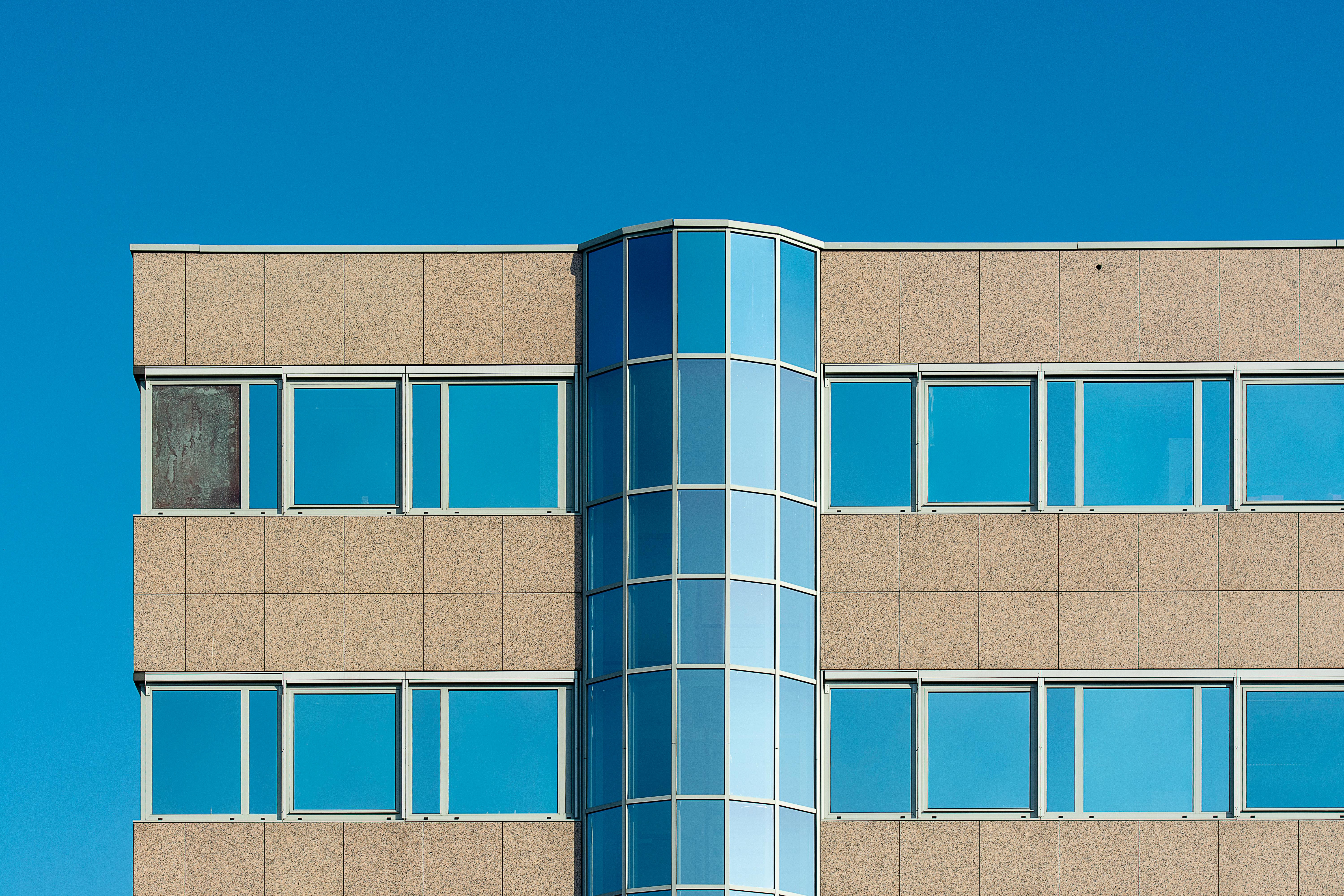 modern office building facade in voorburg