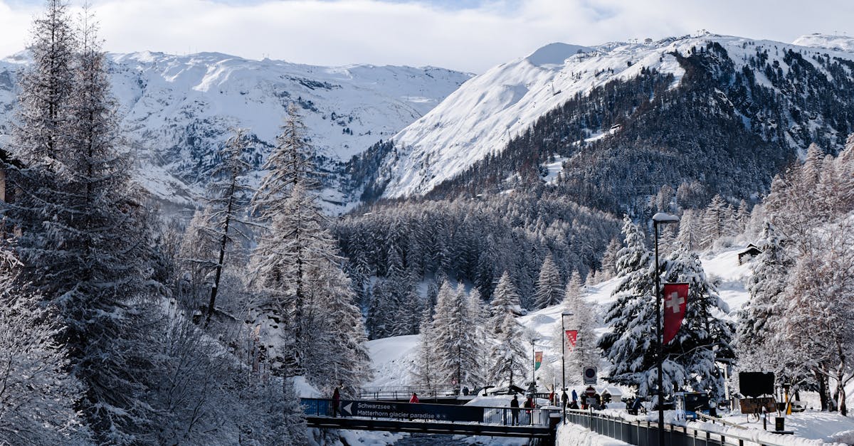 Scenic Winter Landscape In Zermatt Switzerland Free Stock Photo Scenic Winter Landscape In Zermatt Switzerland Free Stock Photo