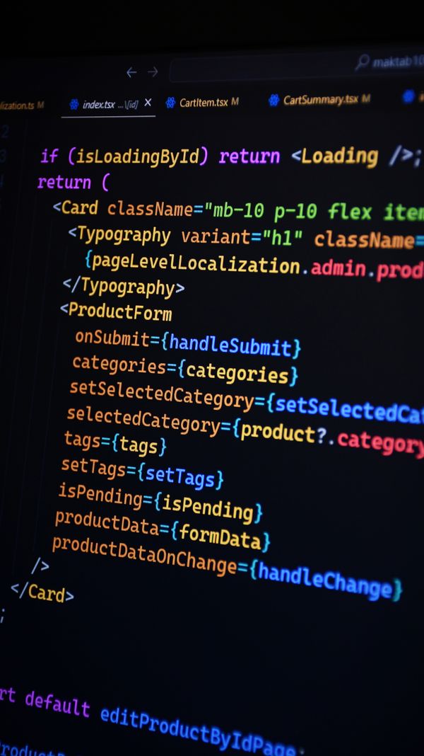 Colorful JavaScript Code on Computer Screen · Free Stock Photo