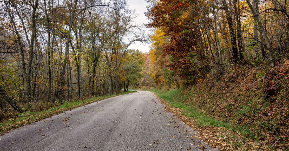 Wisconsin Fall Countryside Scenic Autumn Road in Wisconsin Countryside · Free Stock Photo