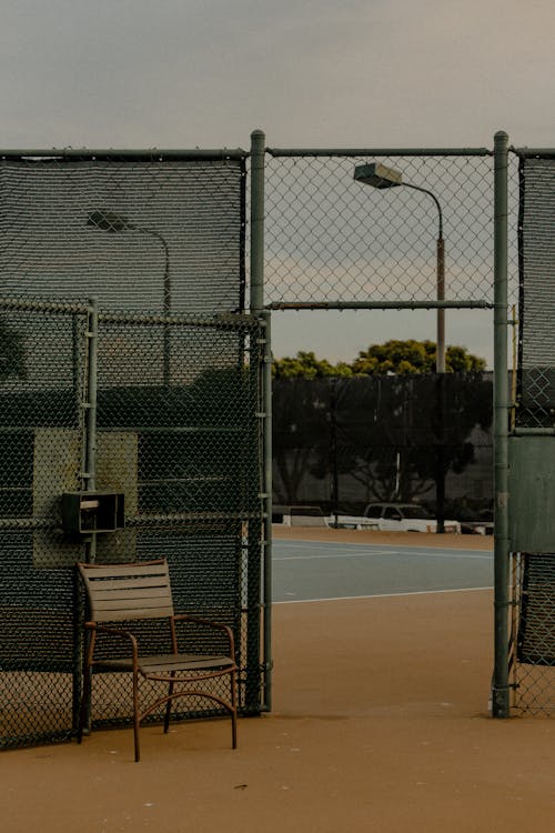 คลังภาพถ่ายฟรี ของ กั้นรั้ว, คอร์ต, สนามเทนนิส