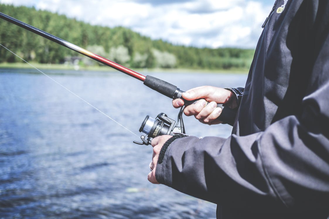 Free Person Fishing Stock Photo