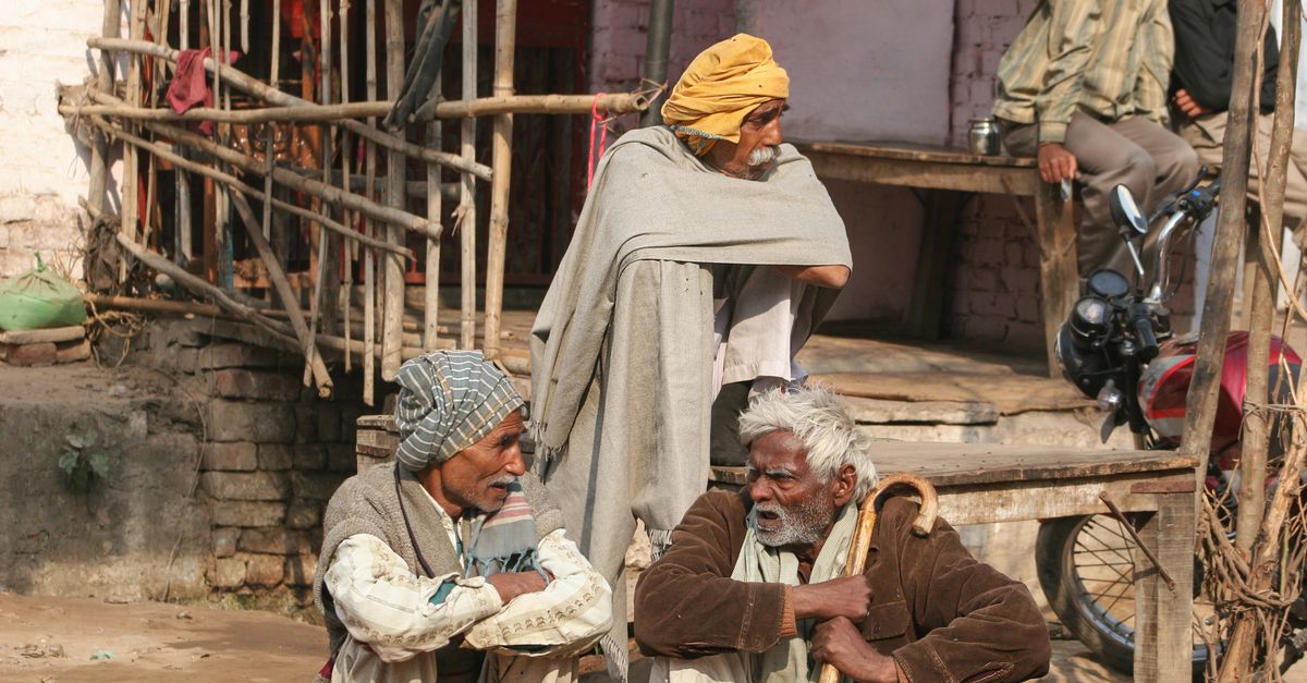 Community meeting in Ho where elders and youth discuss development priorities