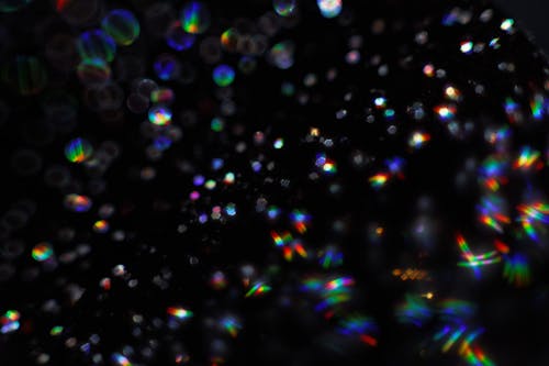 Free stock photo of black, bokeh, glitter