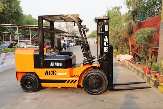 ACE AF 40D Forklift Truck - ACE 4 Ton Diesel Forklift Manufacturer in India by ACE Cranes