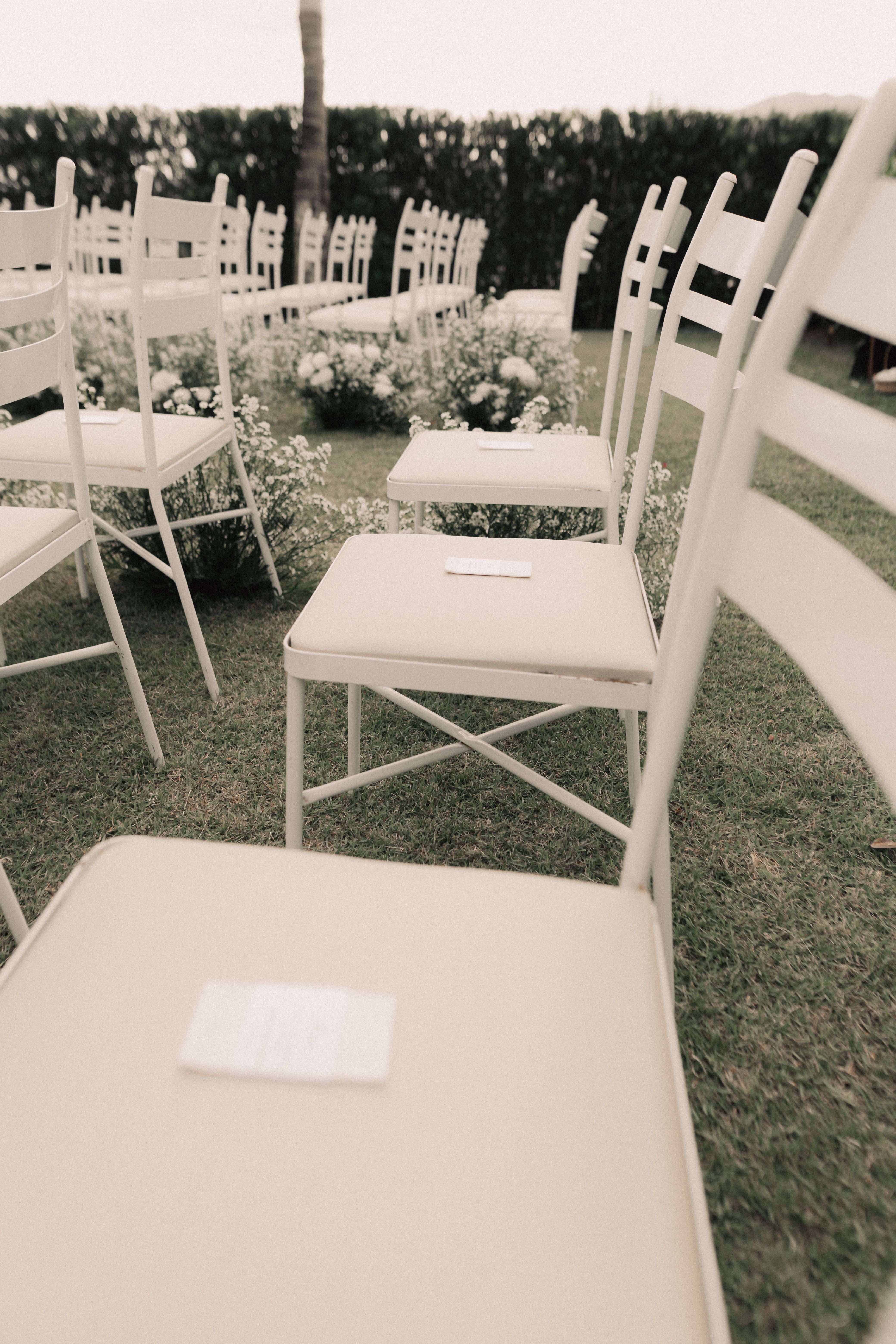 Elegant Outdoor Wedding Ceremony Seating Arrangement · Free Stock Photo