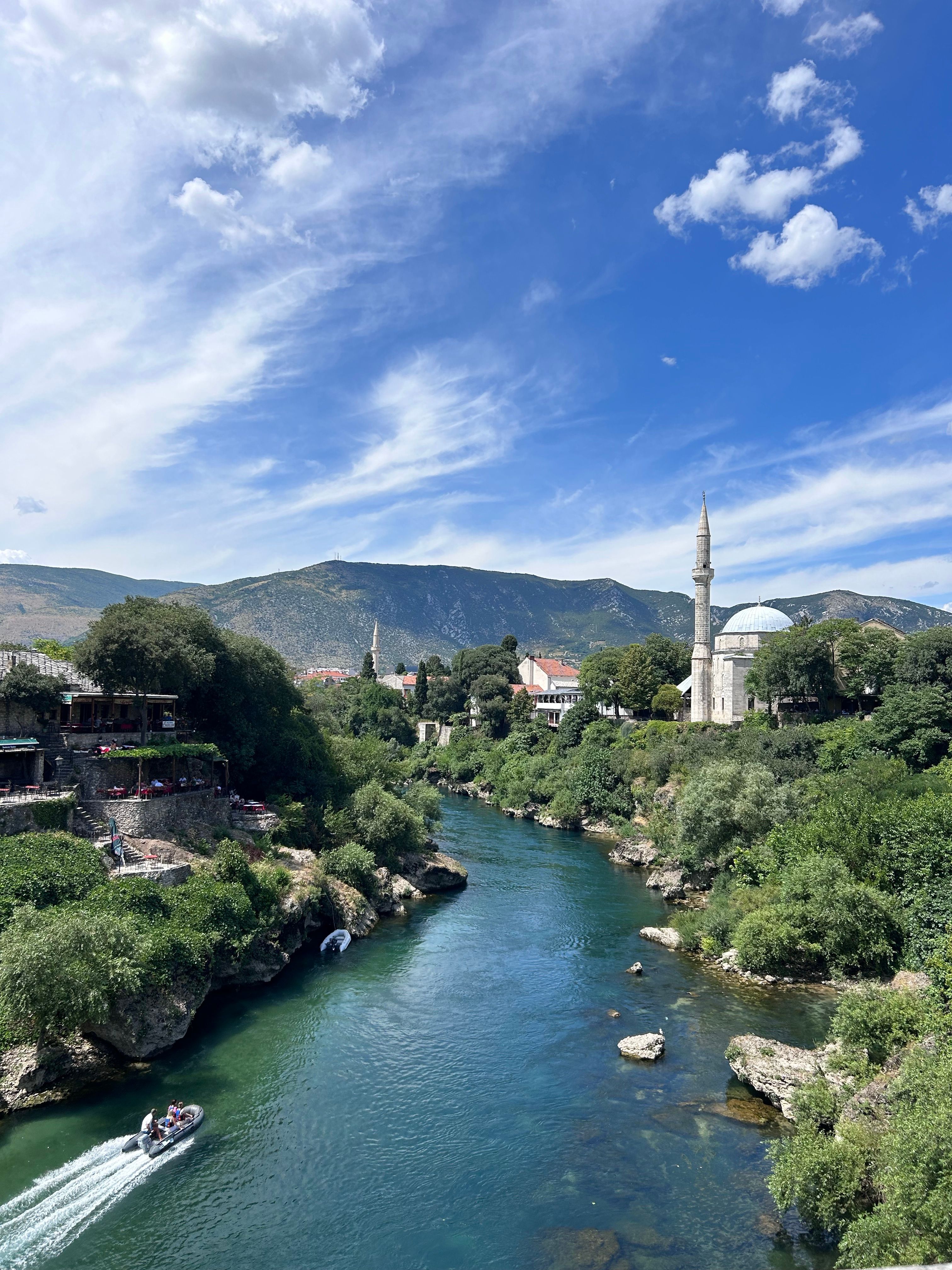 Scenic View of Neretva River in Mostar · Free Stock Photo