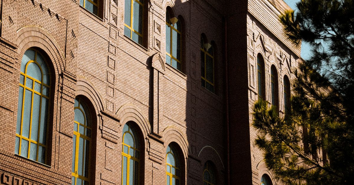 Classical Architecture of Antalya Building Highlighted by Sunlight ...