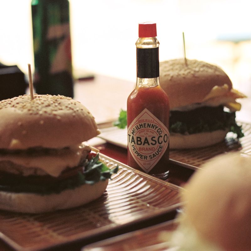 Brazilian Feijão Beef Burgers with Spicy Malagueta Pepper Sauce