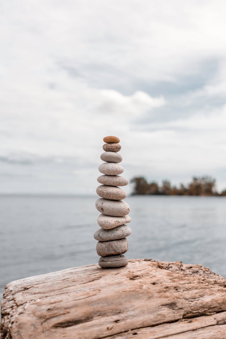 Stones Stacked On Each Other