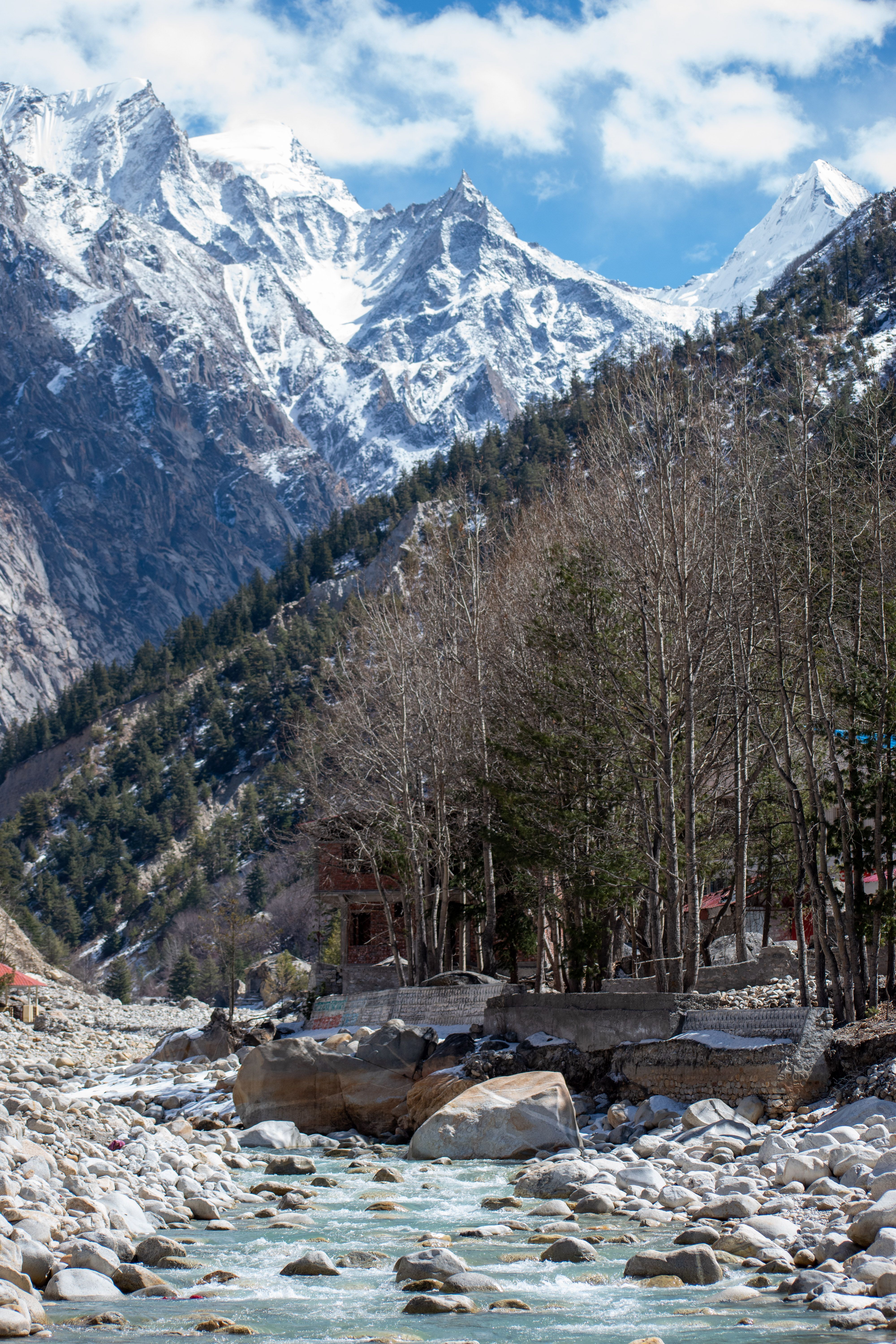 Scenic Mountain River in Himalayan Landscape · Free Stock Photo