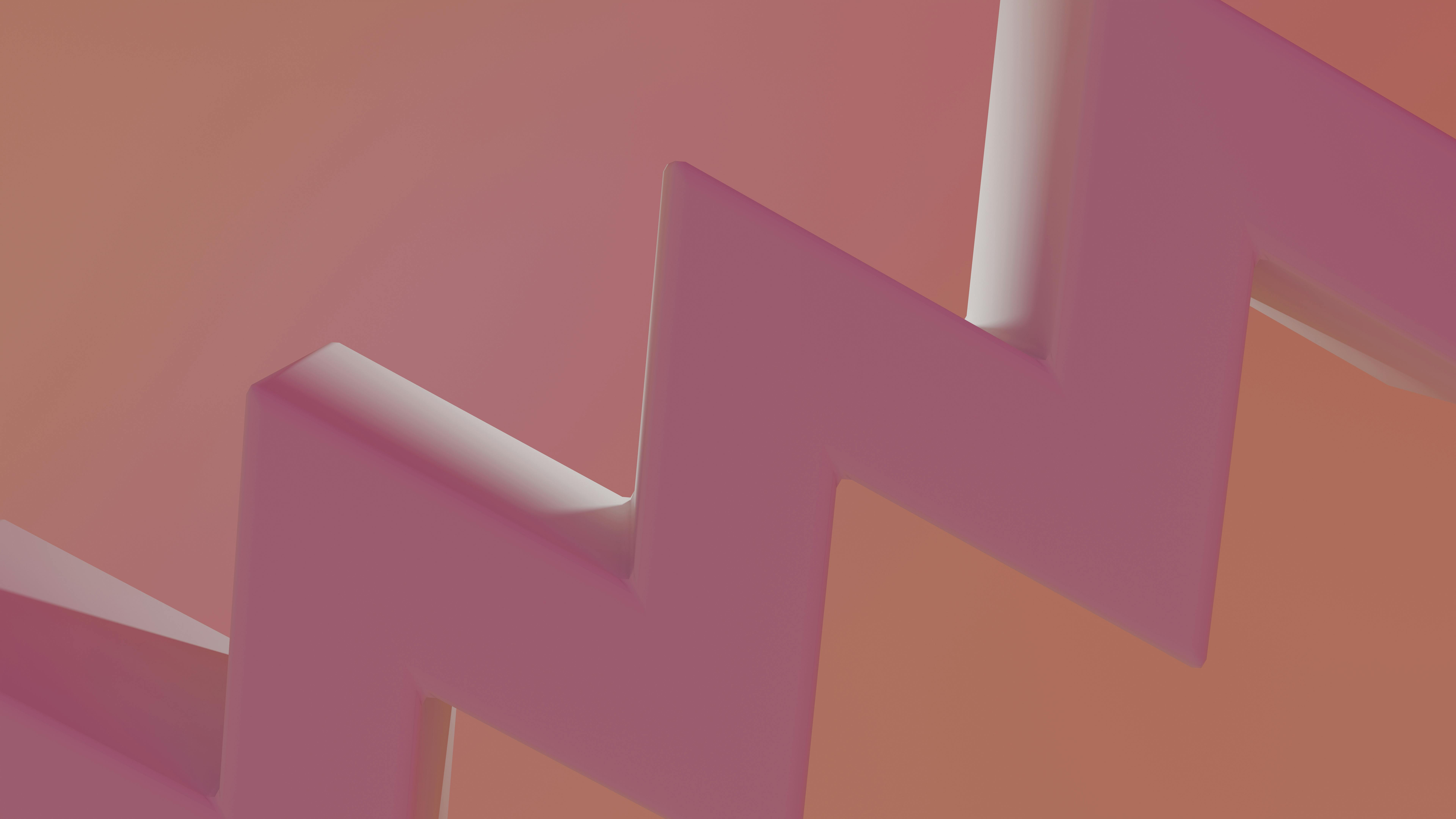 grátis Ziguezague abstrato criativo em tons de rosa, perfeito para necessidades de arte digital moderna. Foto profissional