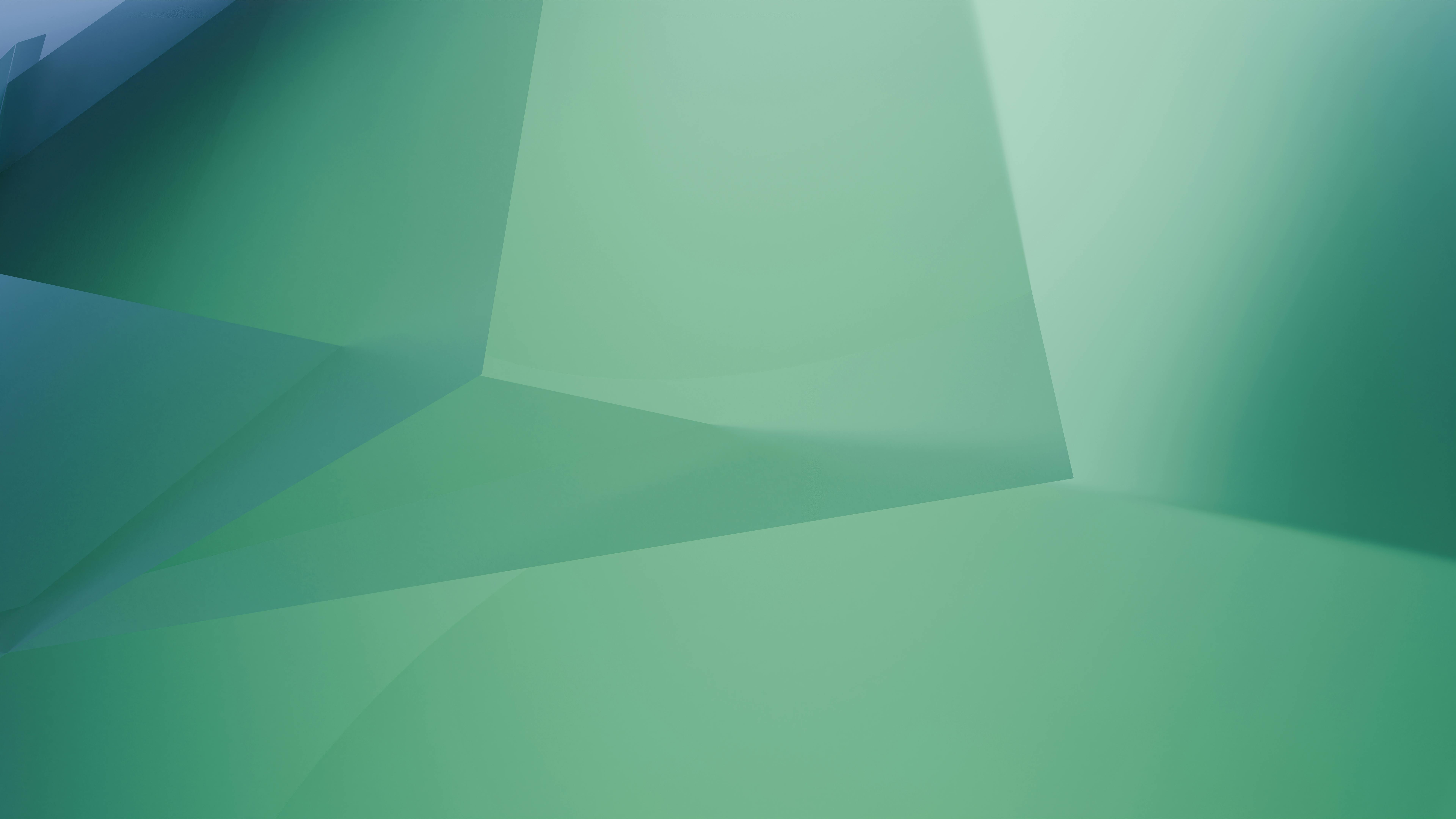 Gratis Un diseño abstracto relajante con formas geométricas verdes, perfecto para fondos de arte digital modernos. Foto de stock