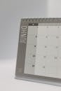 Close-up of Desk Calendar Showing June