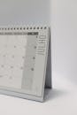 Minimalist July Desk Calendar on White Background
