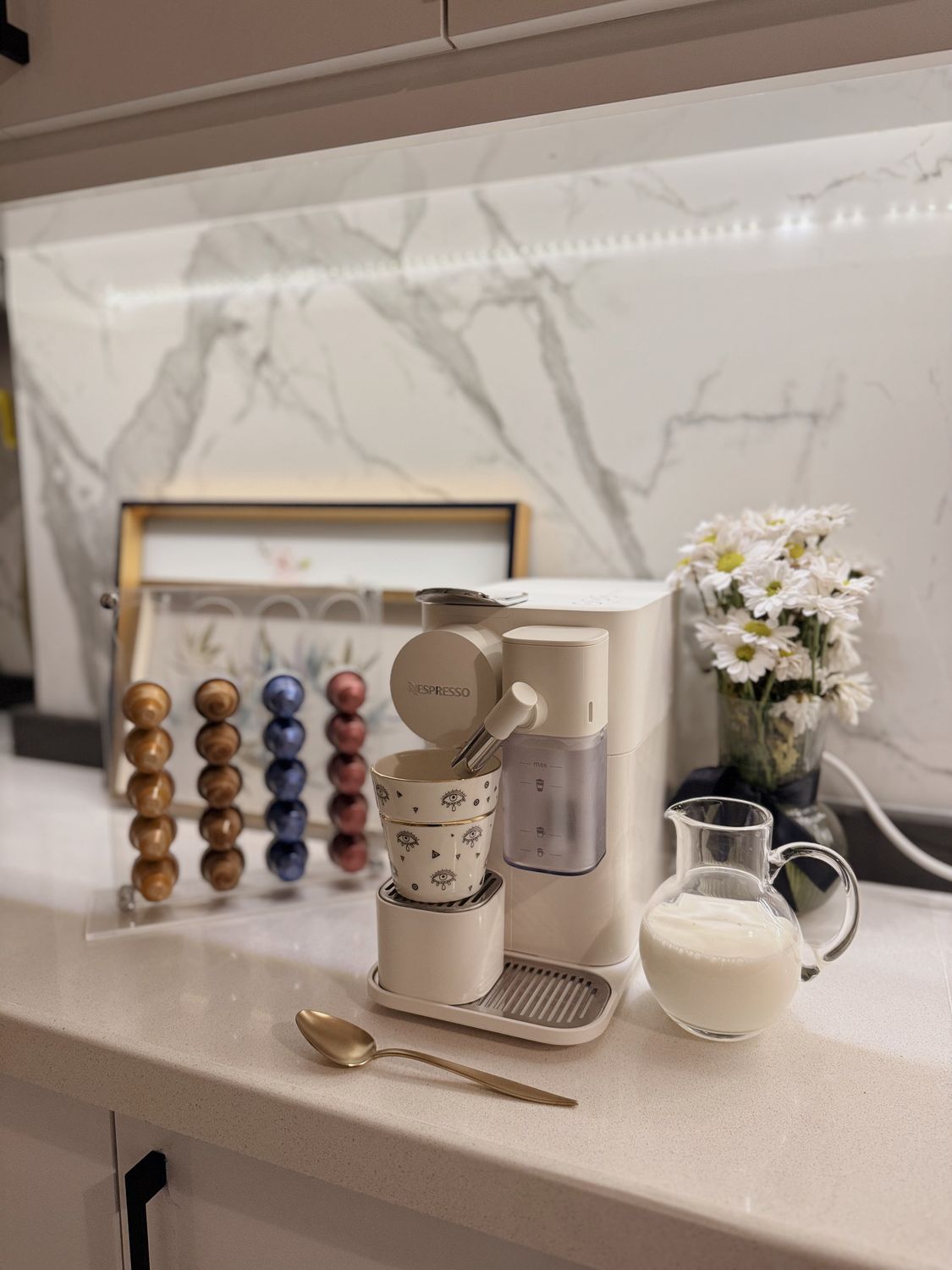 Stylish Coffee Setup with Nespresso Machine · Free Stock Photo